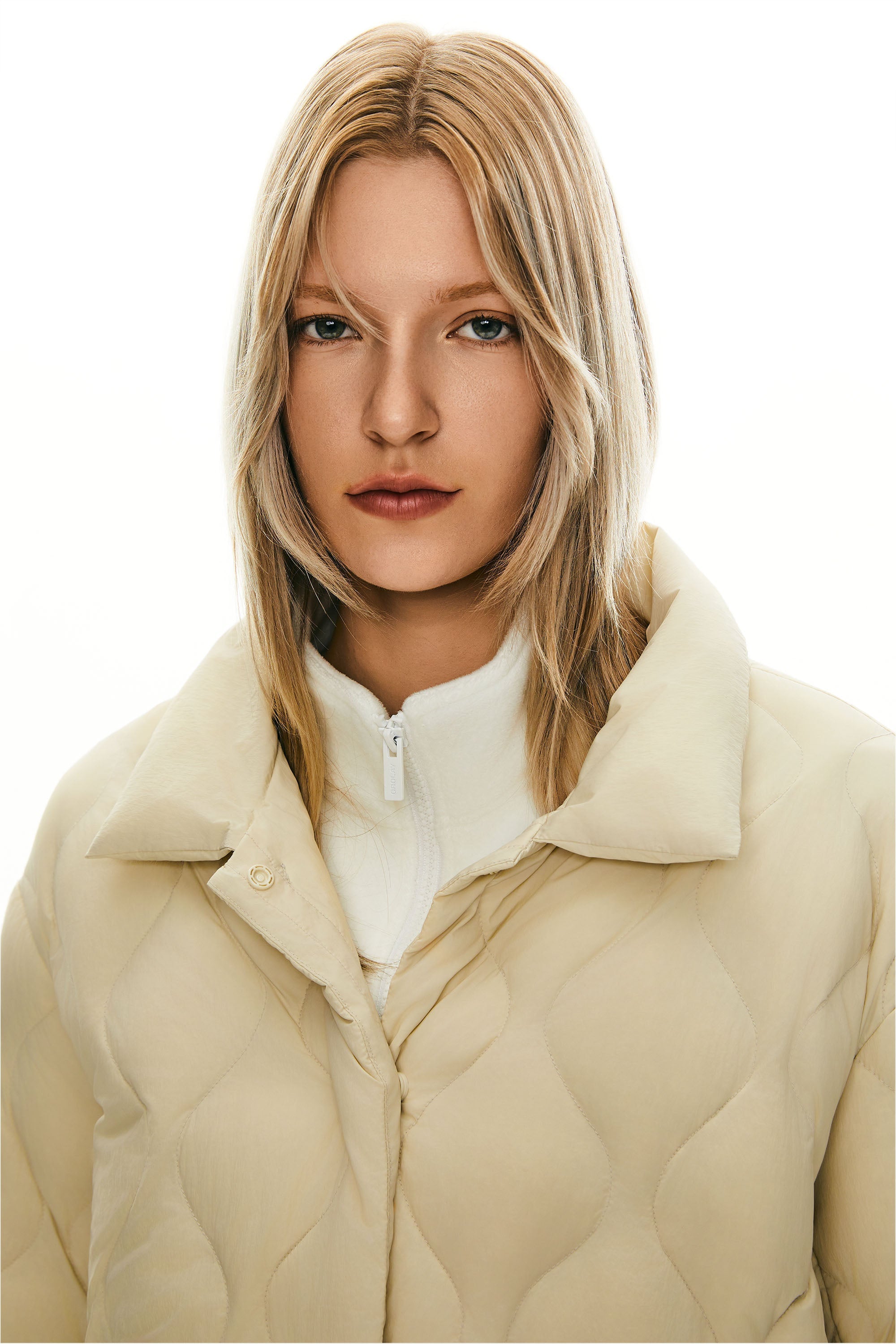Oversized Down Puffer Jacket Lightweight Quilted