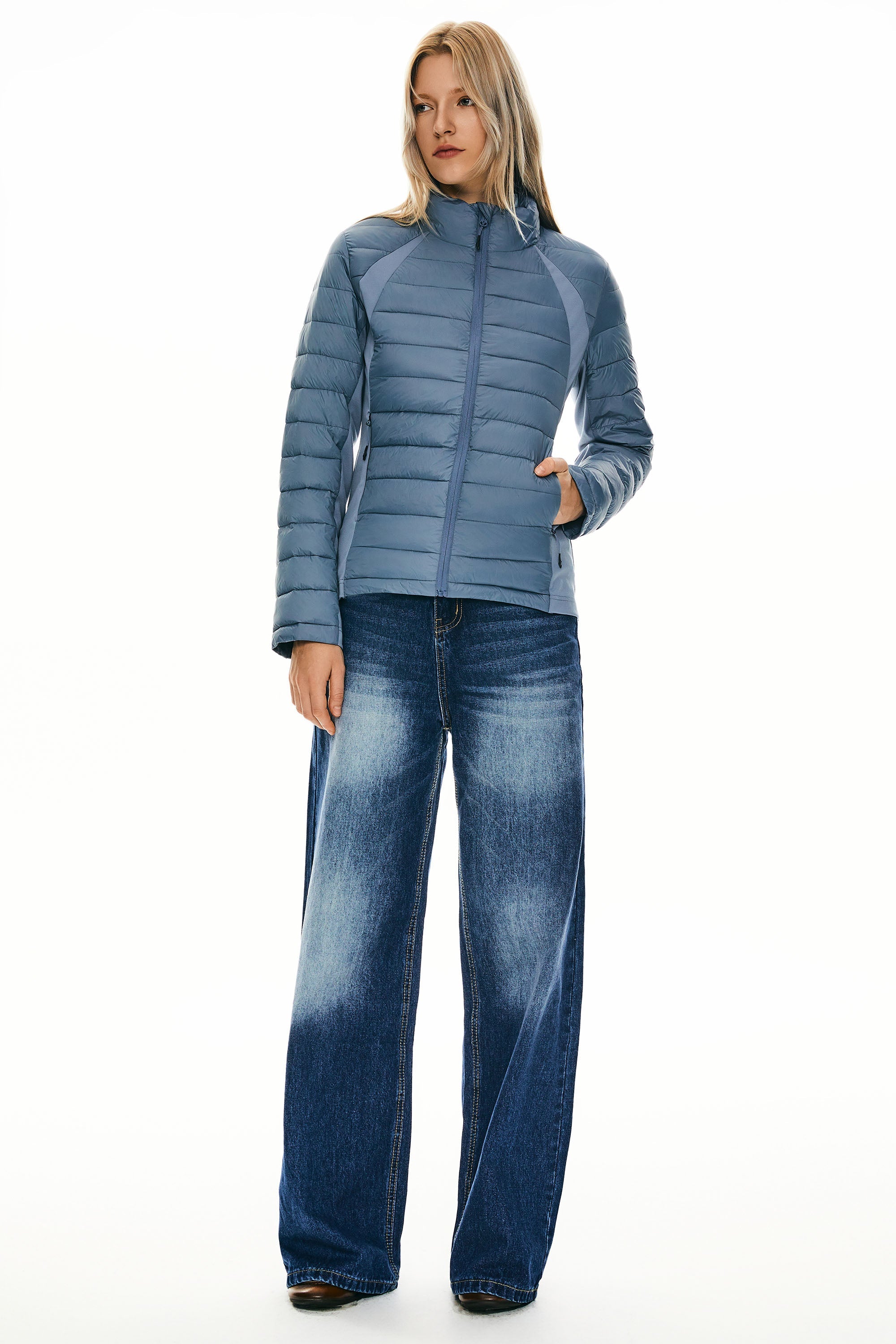 Lightweight Insulated Quilted Puffer Coats Breathable