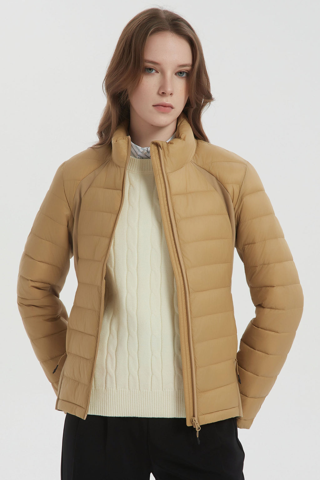 Lightweight Insulated Quilted Puffer Coats Breathable