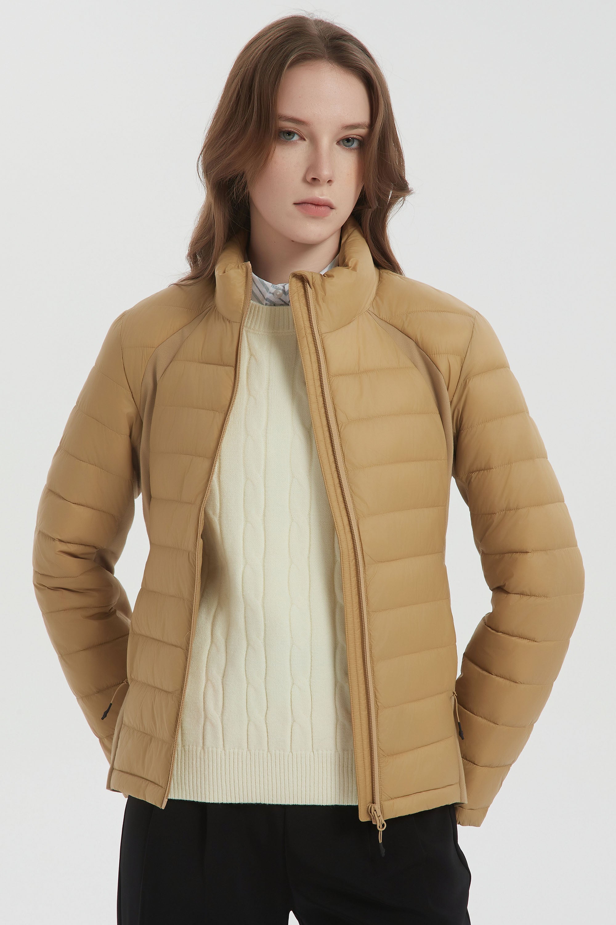 Lightweight Insulated Quilted Puffer Coats Breathable
