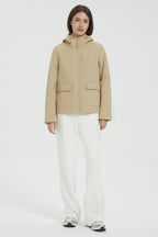 Hooded Lightweight Jacket Zip Up