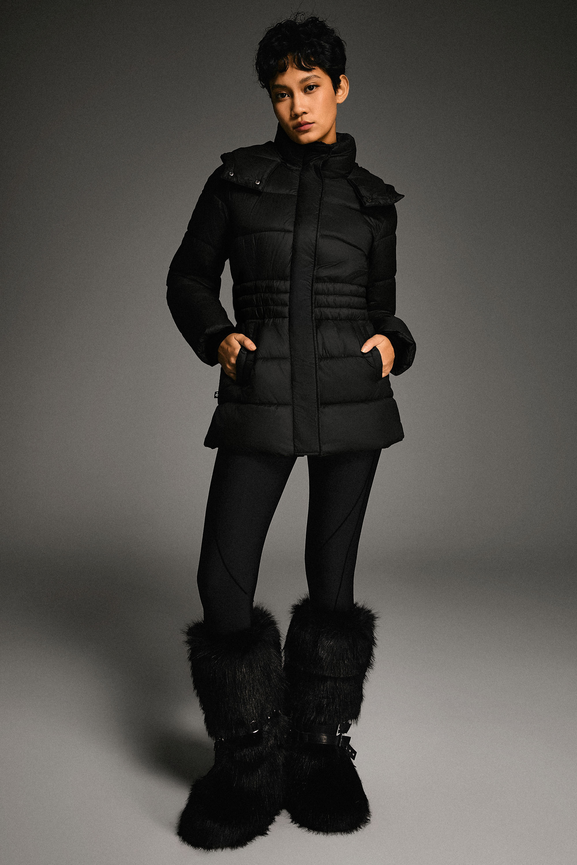 Hooded Quilted Everyday Lyrella Puffer Jacket