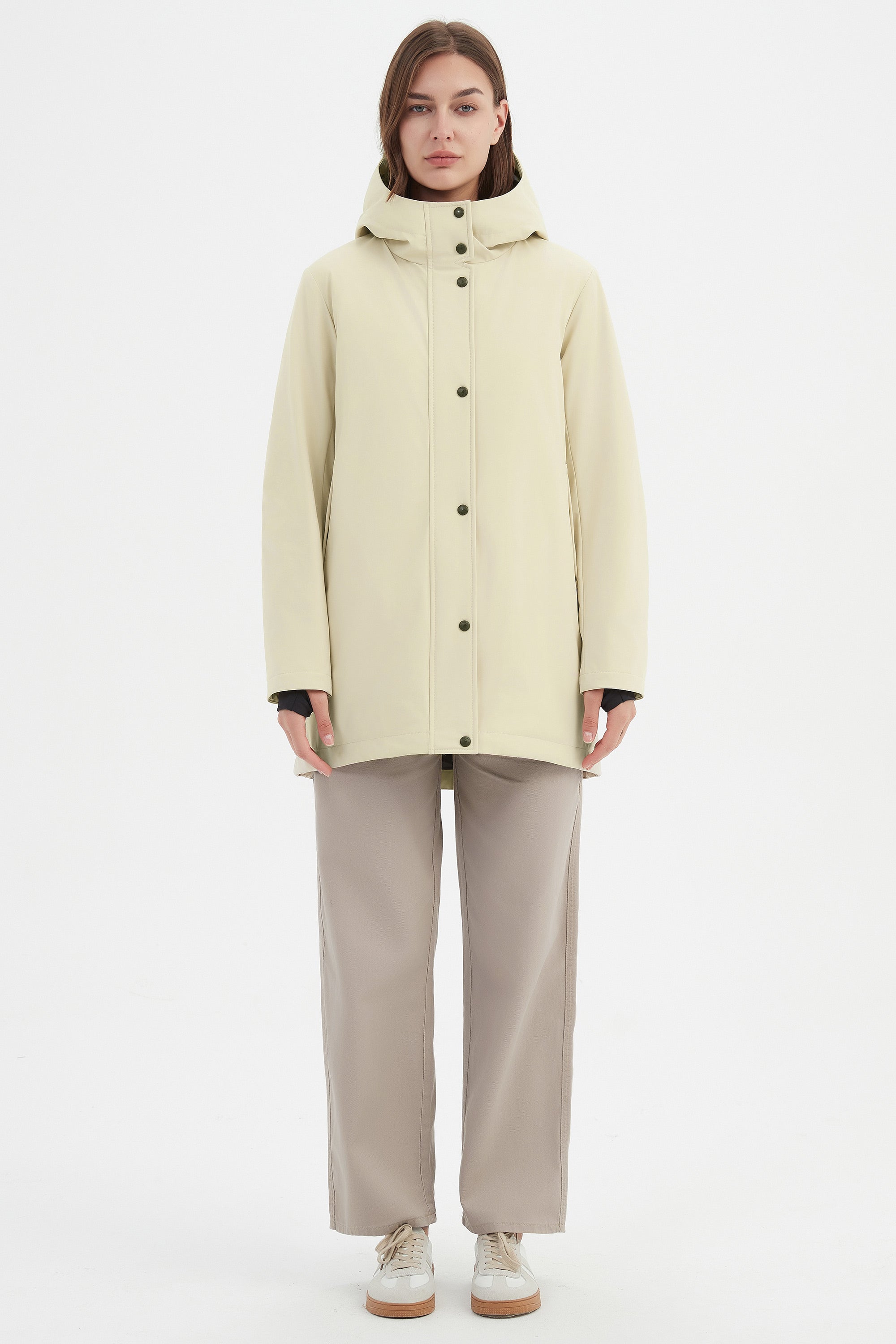 Hooded Winter Long Down Parka Jacket