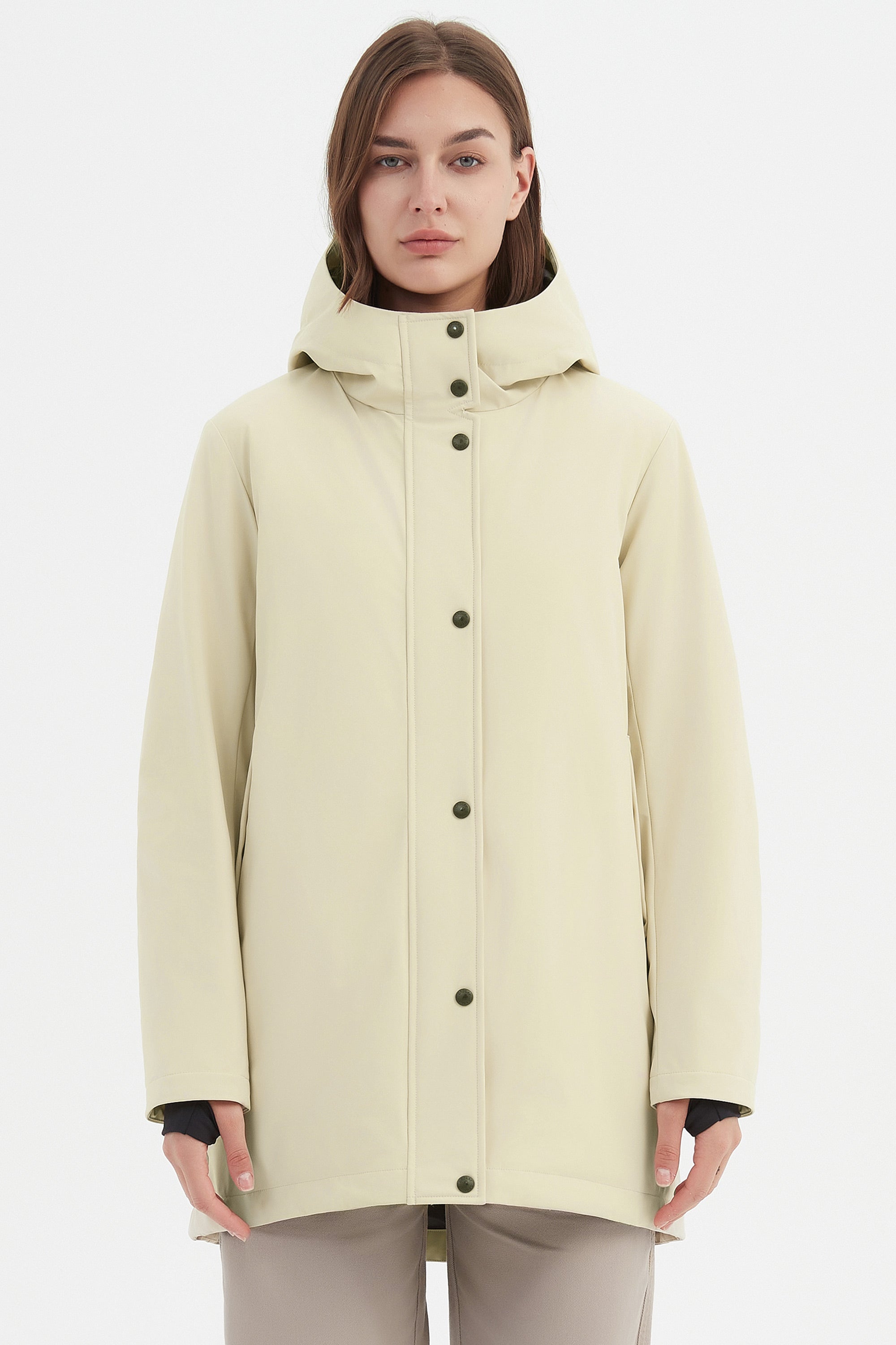 Hooded Winter Long Down Parka Jacket