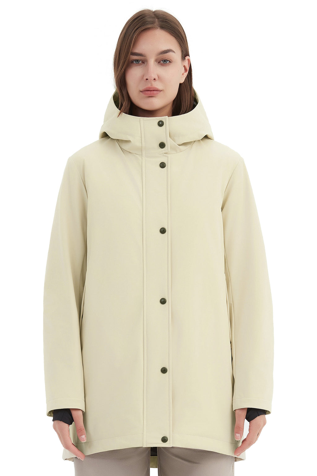 Hooded Winter Long Down Parka Jacket