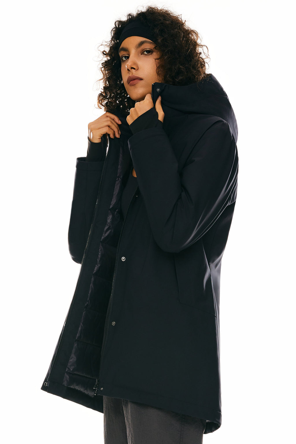 Hooded Winter Long Down Parka Jacket