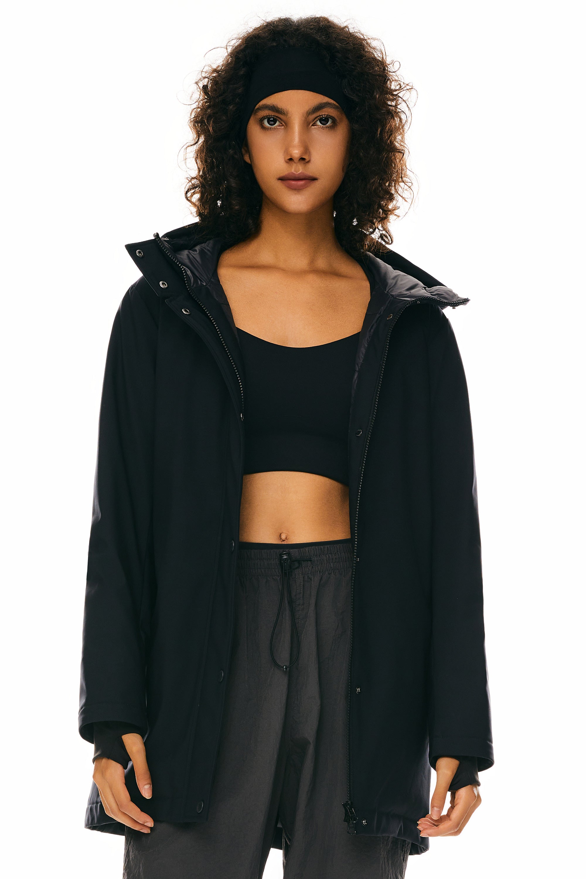 Hooded Winter Long Down Parka Jacket