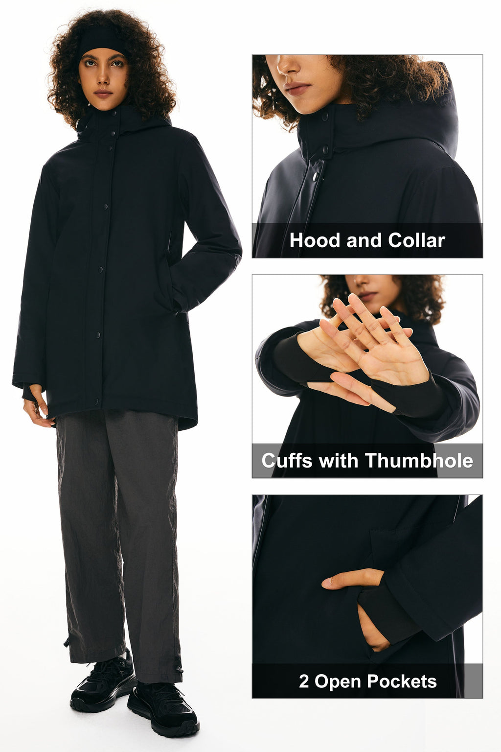 Hooded Winter Long Down Parka Jacket