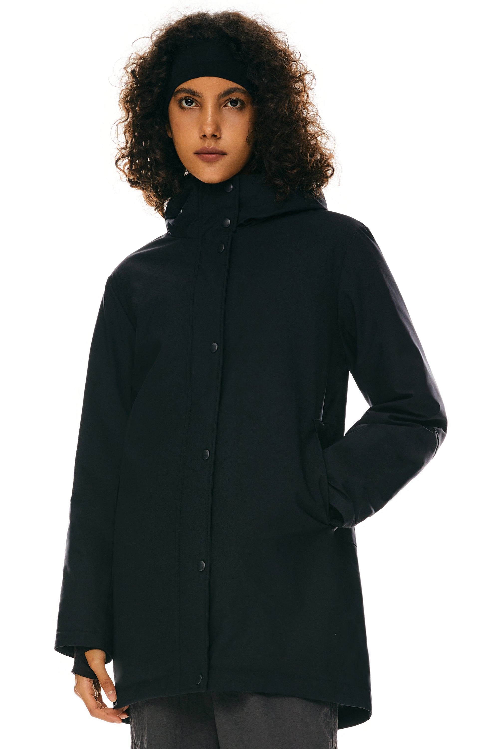 Hooded Winter Long Down Parka Jacket