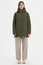 Hooded Winter Long Down Parka Jacket