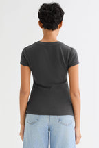 Slim-Fit Crew Neck Stretch Knit T-Shirt