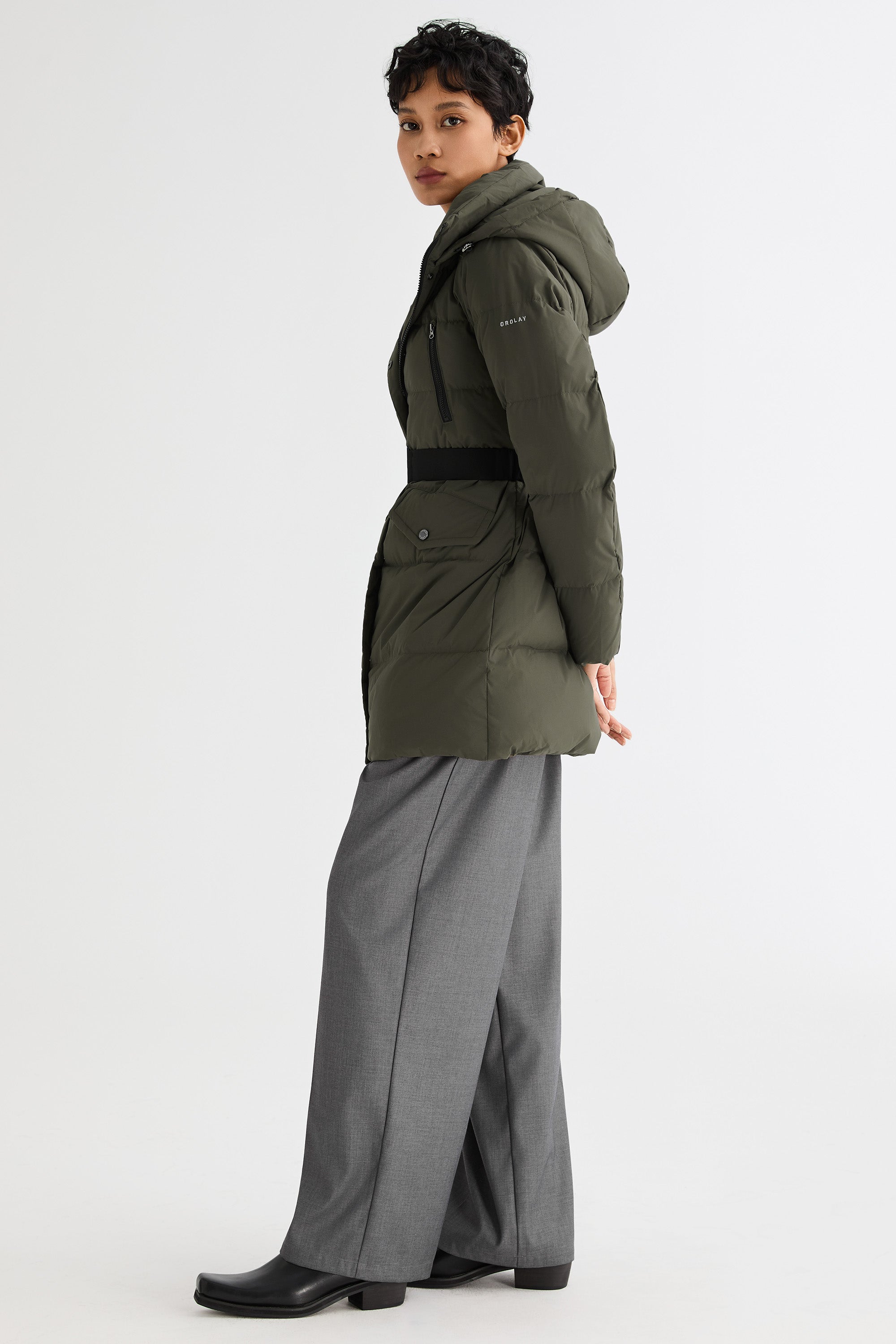 Waterproof Thickened Down Jacket with Hood