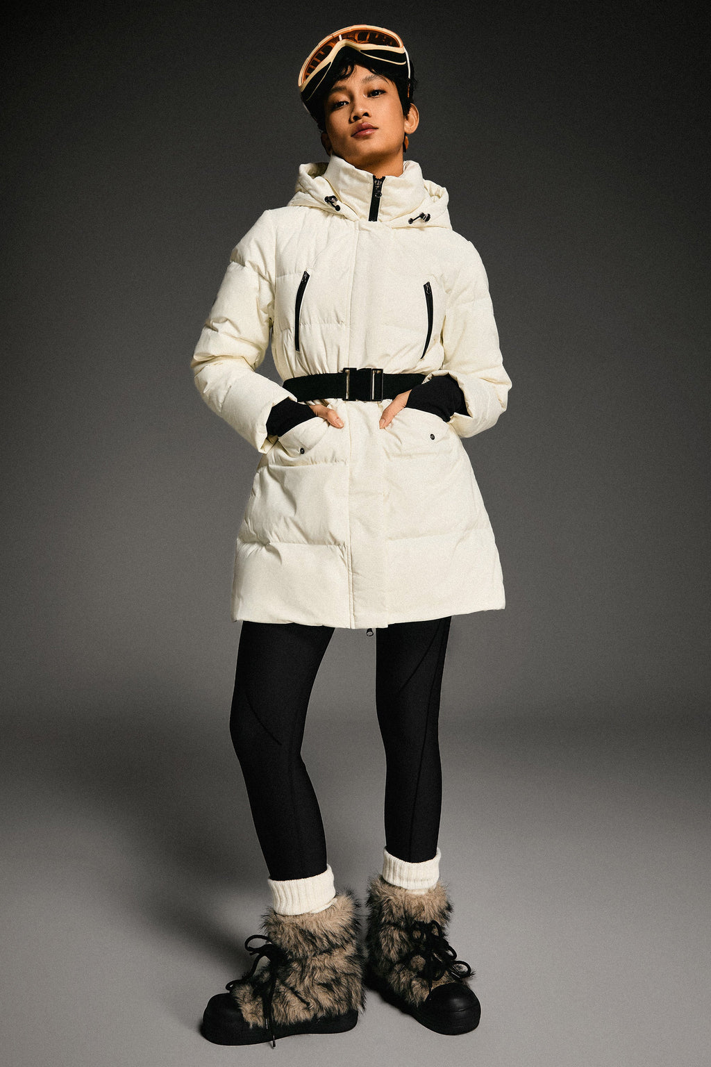 Waterproof Thickened Down Jacket with Hood