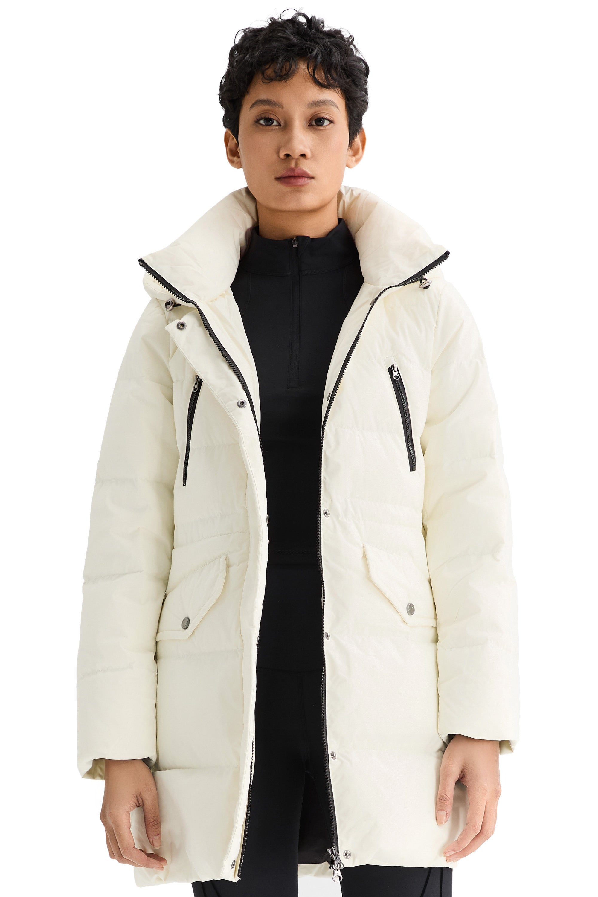Waterproof Thickened Down Jacket with Hood
