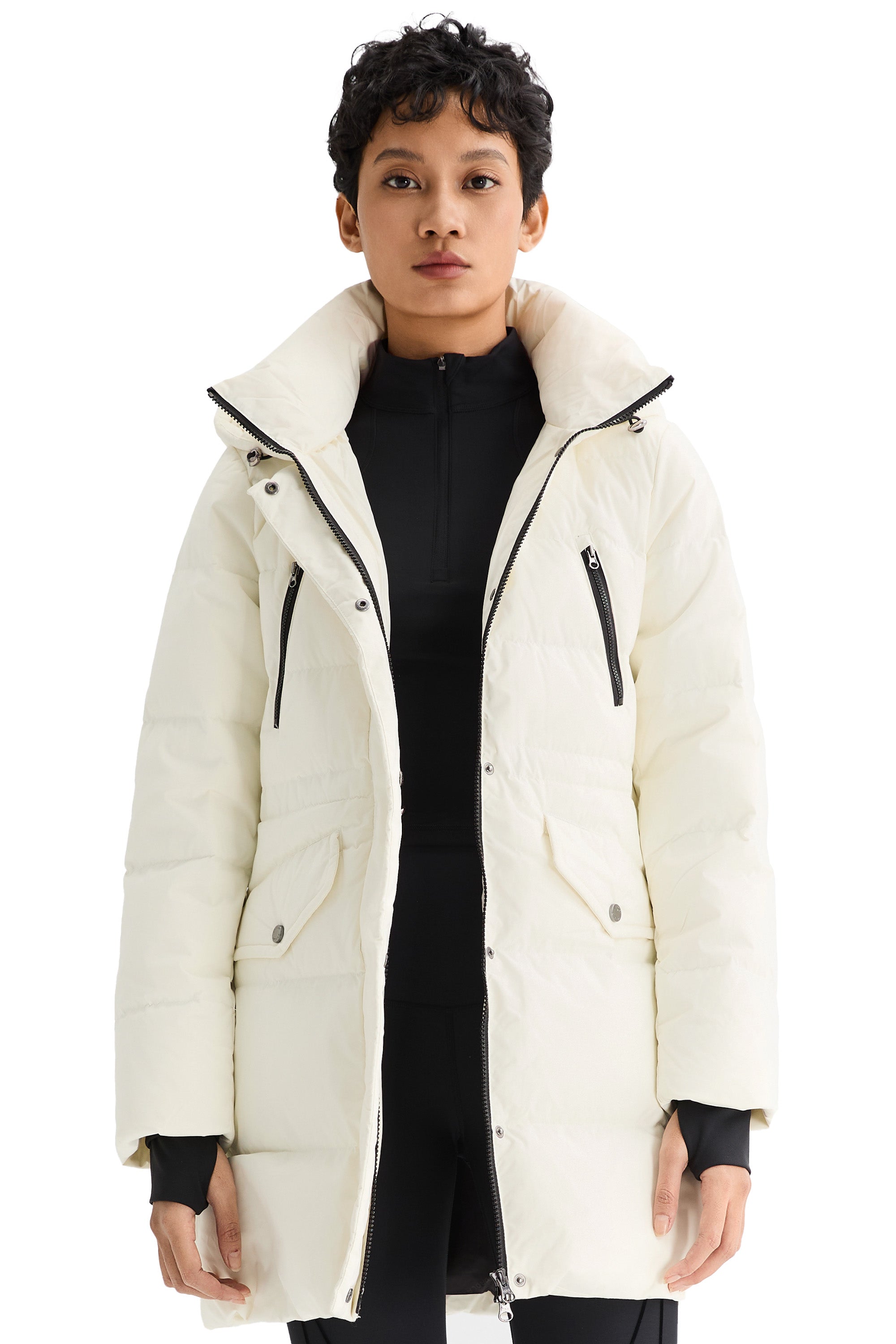 Waterproof Thickened Down Jacket with Hood