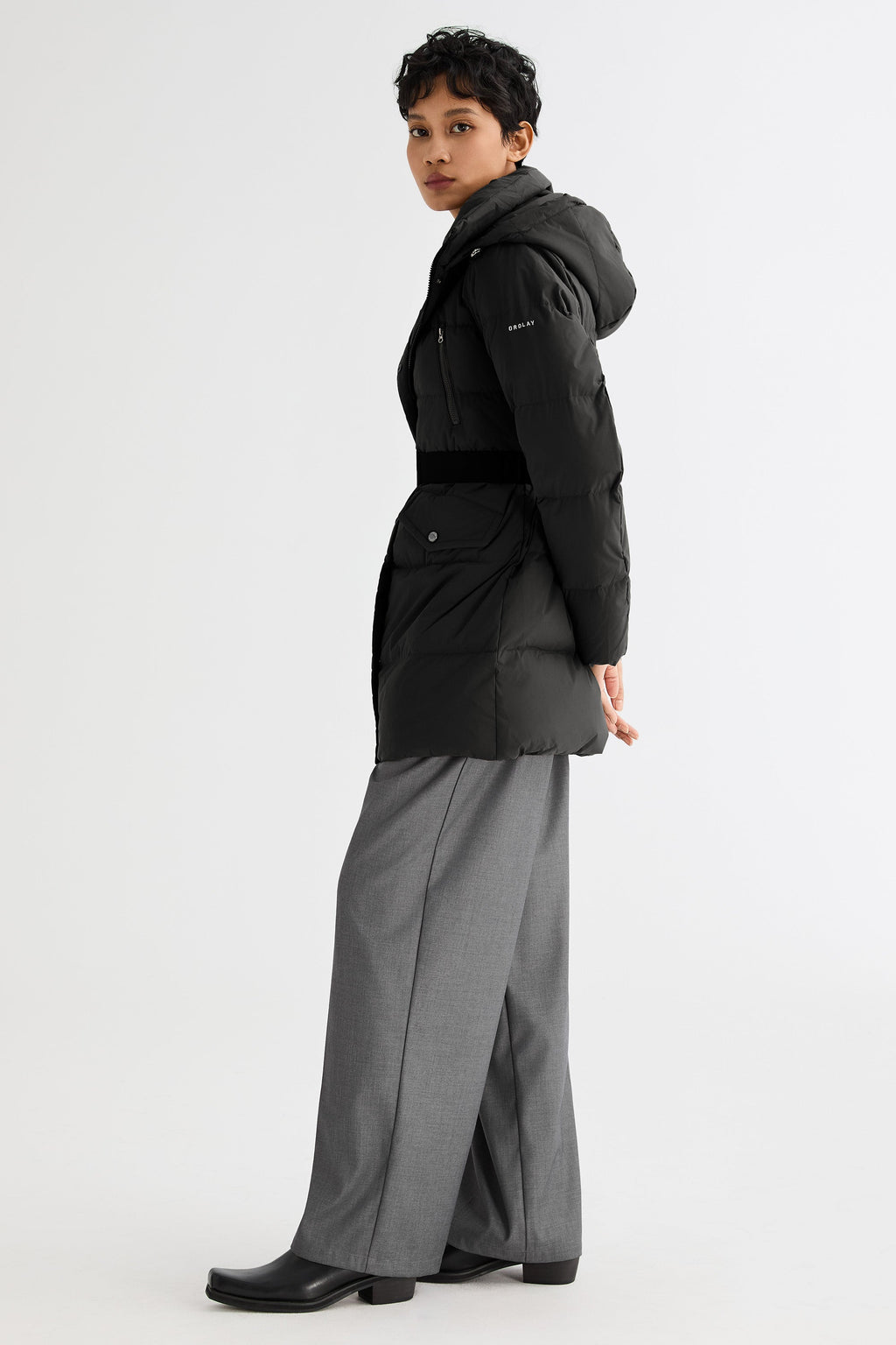 Waterproof Thickened Down Jacket with Hood