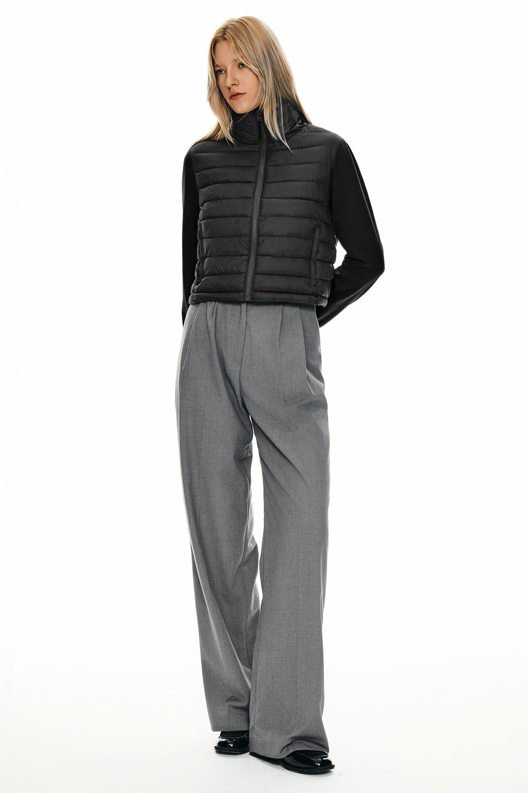 Lightweight Jacket Quilted Puffer Hybrid Breathable
