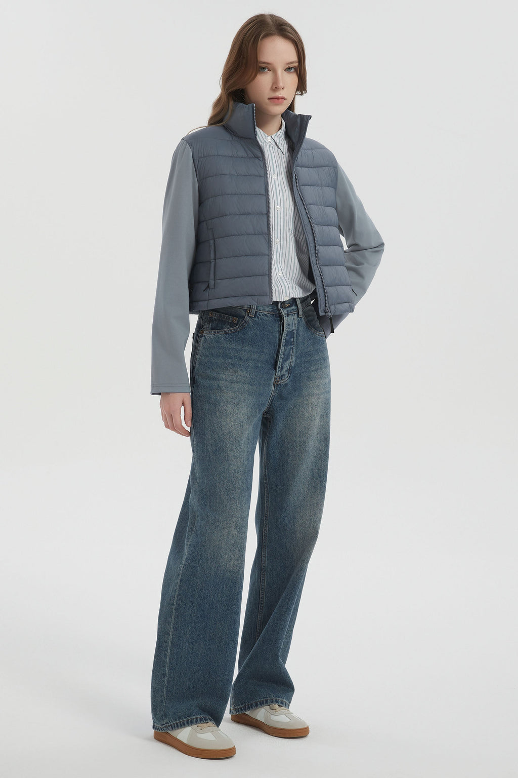 Lightweight Jacket Quilted Puffer Hybrid Breathable