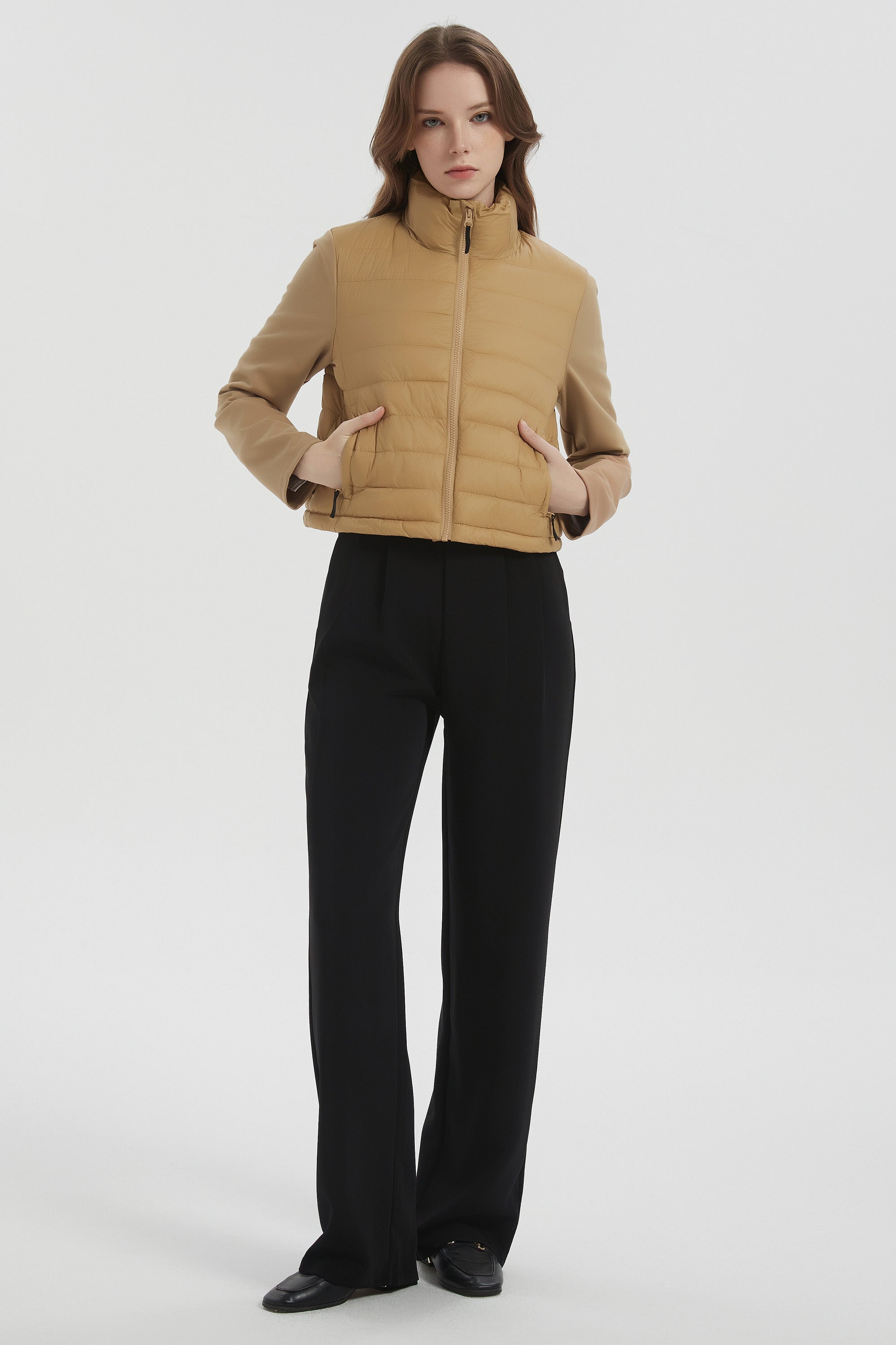 Lightweight Jacket Quilted Puffer Hybrid Breathable